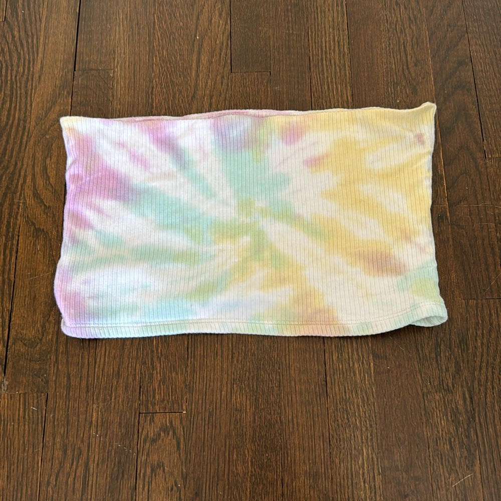 Tie dye tube top